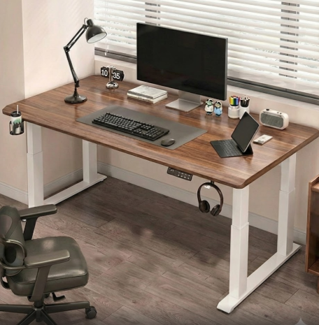 👉Free Installation👈 Dual Motor Electric Standing Desk (25mm) - 4 Metal Legs for Maximum Stability