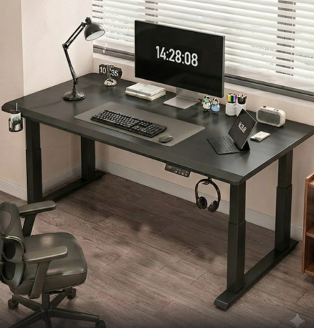 👉Free Installation👈 Dual Motor Electric Standing Desk (25mm) - 4 Metal Legs for Maximum Stability