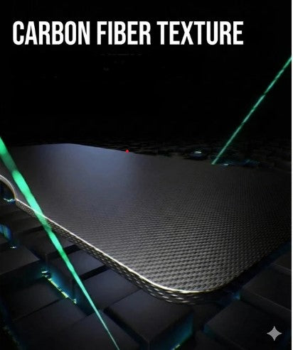 👉Free Installation👈Smart Gaming Table | Electric Adjustable Height Desk | Carbon Fibre Tabletop | Computer Desk - Curved front edge – more comfortable for arms